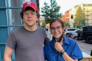 Jesse Eisenberg Spotted In Hoboken
