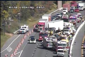 Tanker Truck Crash With Major Fuel Spill Closes Route 78