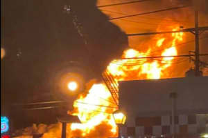 Massive Pennsauken Fire Tears Through US Auto Auction Building