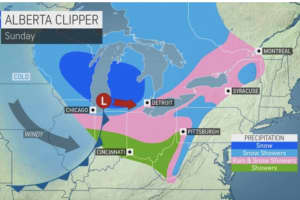 Wave Of Cold Air Will Bring First Accumulating Snowfall To Parts Of Northeast