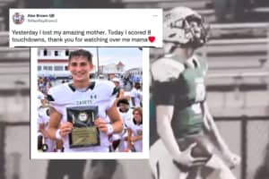 'For Mama': Jersey Shore QB Scores 8 Touchdowns Day After Mom's Death