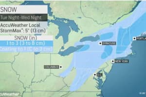 First Snowfall Expected Across Region Wednesday