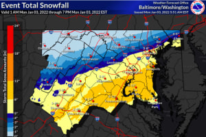 Nearly 12 Inches Of Snow Could Fall Across Parts Of Maryland