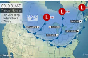 Icy Mix Will Be Followed By Deep Freeze As Arctic Air Mass, Coldest Temps Of Season Arrive