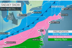 Wintry Mix Causing Slick Travel, School Closures, Delays; Likely Path Of New Storm Predicted