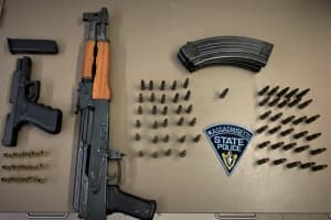 Wanted Man Nabbed With Firearms After BMW Stopped In Massachusetts