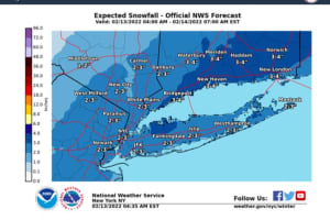 Projected Snowfall Totals Increase For Storm Bringing Slippery Travel To Region