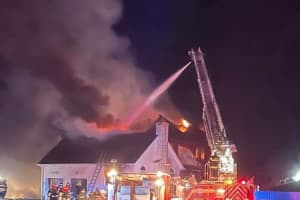 Windy Weather Challenges Firefighters Dousing Destructive Sussex County Blaze (PHOTOS)