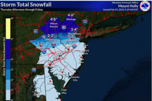 Here's How Much Snow Is Expected In Storm Headed To Region