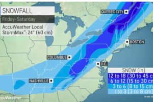 New Snowfall Projections Released For Powerful Storm With Damaging Winds Taking Aim On Region