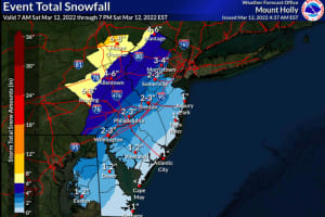 Updated Snow Projections For Saturday's Storm In Maryland