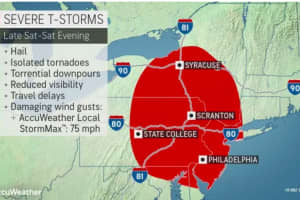 Line Of Severe Storms Will Bring Downpours, Strong Winds, Possible Isolated Tornadoes