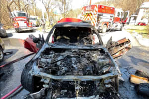 Crews Douse Lehigh Valley Car Fire (PHOTOS)