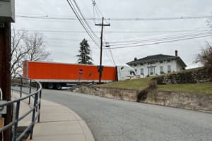 Disabled Truck Shuts Down Street In Blairstown