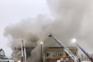 Woman Killed In Five-Alarm Blaze At Commercial Building In New Rochelle