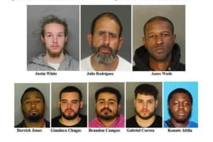 Heroin, Illegal Firearms, $15K In Drug Money Seized From Six Men In Newark: Police