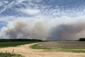 Firefighters Make 'Substantial Progress' Battling 13,500-Acre Wildfire At Wharton State Forest