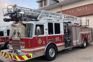 Firefighters Battle Brush Fire In South Jersey