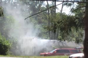 Firefighters Battle Smoky Attic Blaze In Hunterdon County