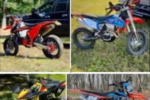 3 KTM Motorcycles, Suzuki 4-Wheeler Stolen From Hunterdon County Garage, $2K Reward For Clues