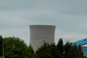 Cooling Tower From Cape May Power Plant Imploded