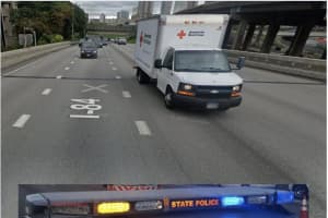 State Police Cruiser Struck On I-84