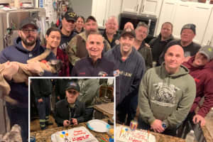 SURPRISE! Byram Responders Help Family Celebrate 36th Birthday Of Lt. After Recent Cancer Death