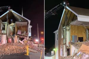 Side Of Former Hagerstown Church Comes Tumbling Down In Partial Collapse
