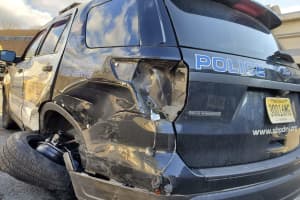 Police Car Totaled By Distracted Driver: South Brunswick PD