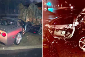 Speeding Teen Crashes Parents' Corvette In Edison