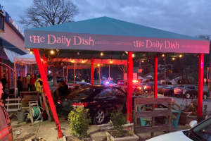 Car Drives Into Outdoor Dining Area Of Silver Spring Restaurant