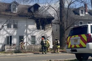 Firefighters Battle House Fire In Cumberland County
