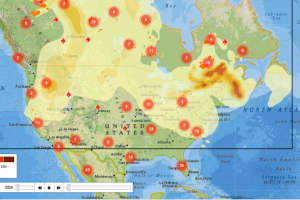These Maps Show Realtime Smoke, Air Quality As Canadian Wildfires Rage