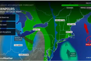 Flash Flood Risk: Cold Front To Run Into Philippe, Bringing Heavy Downpours, Scattered Storms