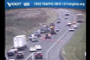 Tractor Trailer Crashes On I-81 In Shenandoah County