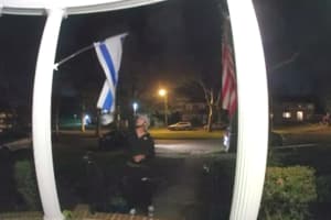 Vandal Rips Down Israeli Flag Hanging Outside Highland Park Home (VIDEO)