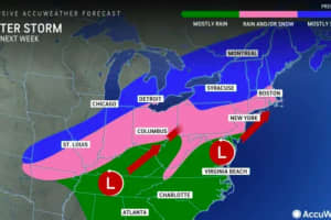 New Weather Map Shows Snow Potential In Pre-Valentine's Day Storm Nearing Northeast