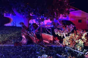Two, One-Car Crashes In One Day On Same Street; Carjacking Involved
