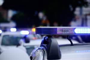 Updated: On-Duty Police Officer's Leg Broken In Route 66 Crash