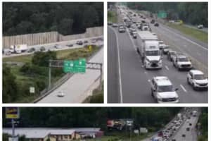 Serious Motorcycle Crash At I-81/I-83 Split Halts Traffic For Miles: PennDOT