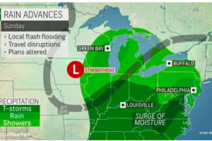 Here's When Much Of Region Could See Soaking Rain, Thunderstorms