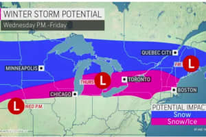 These Areas Could See Snowfall From Potent Storm Headed To Northeast