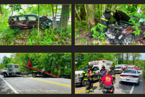 3 Rushed To Westchester Medical Center After Single-Vehicle Crash