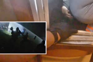 'I Got You:' Video Shows Hackettstown Cop Lifting Elderly Woman Through Window Of Burning Home