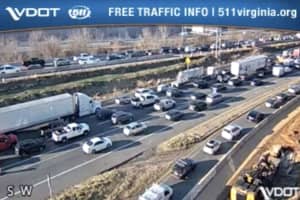 Traffic Comes To Standstill On I-495 For Police Activity In Virginia
