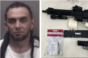 Man Nabbed With Weapons, Drugs In Vehicle During Stop In Milford, Police Say