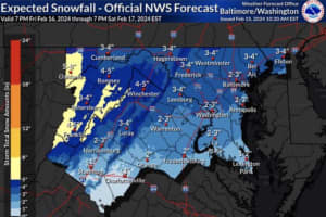 Snow Likely In Most Of Maryland, Virginia Heading Into Holiday Weekend: Forecasters