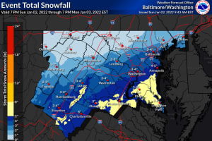 SNOW: 4 Inches Forecast For Philadelphia, Baltimore