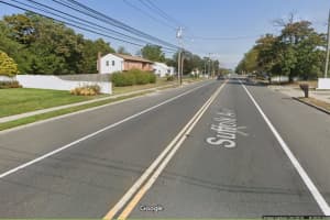 Woman Hospitalized After Vehicle Strikes Garbage Truck On Long Island