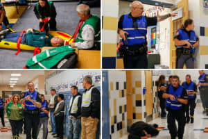 Police Hold Active Shooter Training At Elementary School In Westchester County